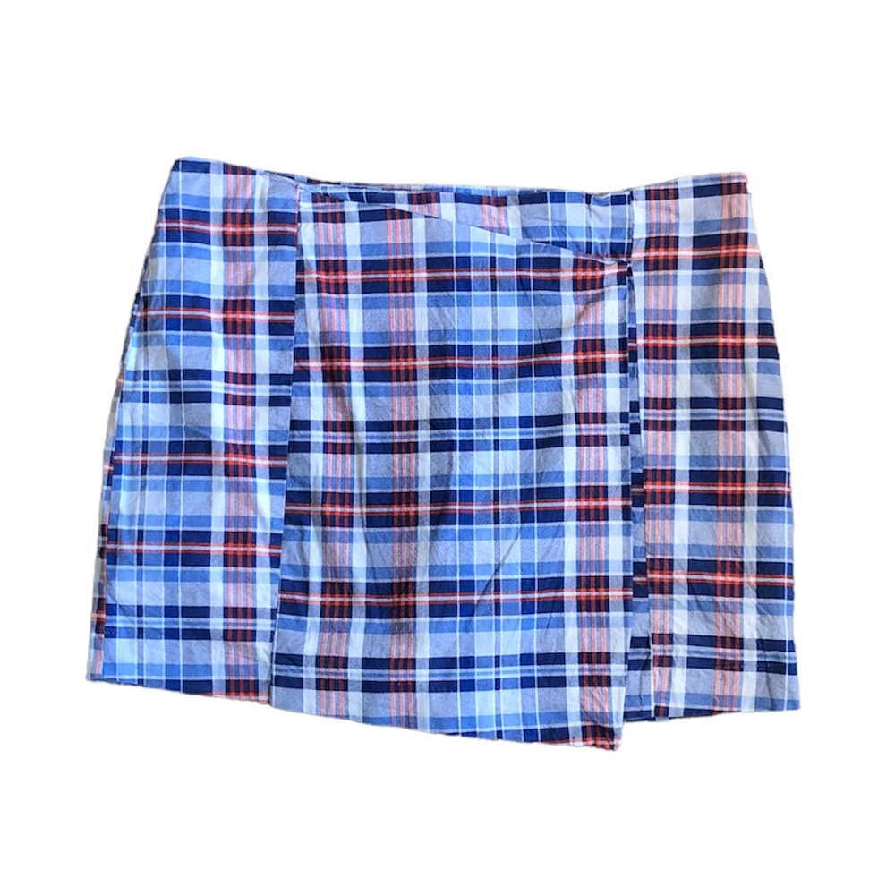 Caribbean Joe & Company Plaid Skirt/Skort Sz 14
